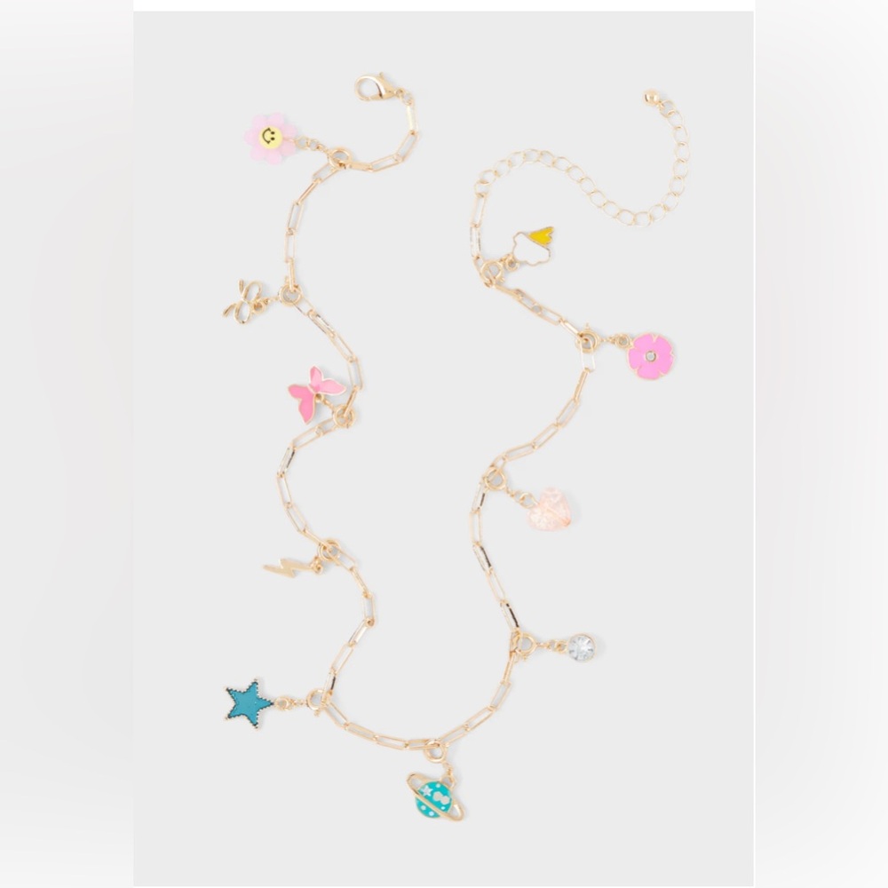 NWT The Children’s Place Girls DIY Charm Necklace 11-Piece Set - Multi